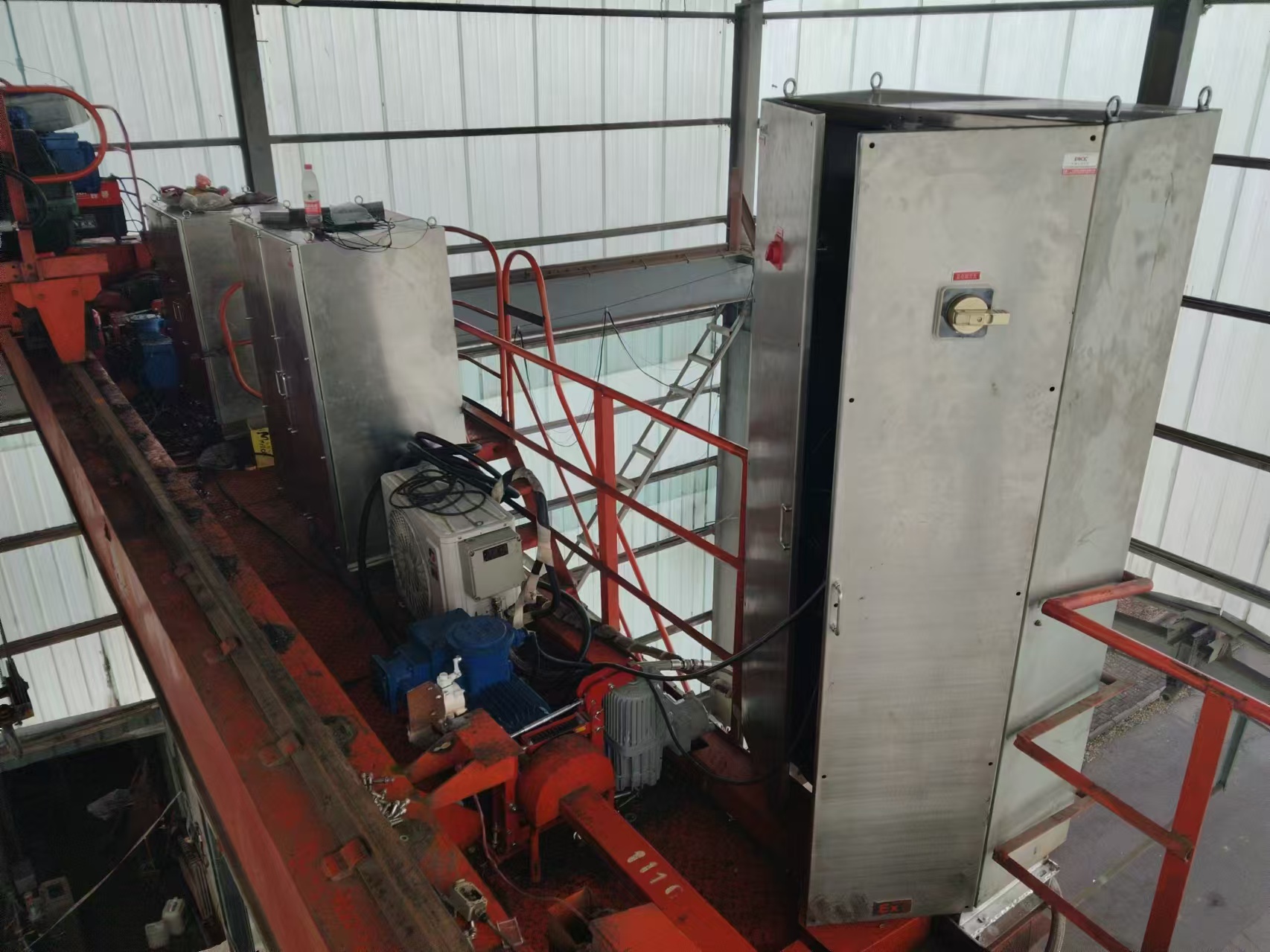 山西長治粉塵項目改造現場施工